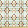 thumbnail image 2 of Ethnic Fabric by the Yard, Geometrical Repetitive Arrangement on Plain Background, Decorative Upholstery Fabric for Sofas and Home Accents, Mauve Taupe Peach by Ambesonne, 2 of 5