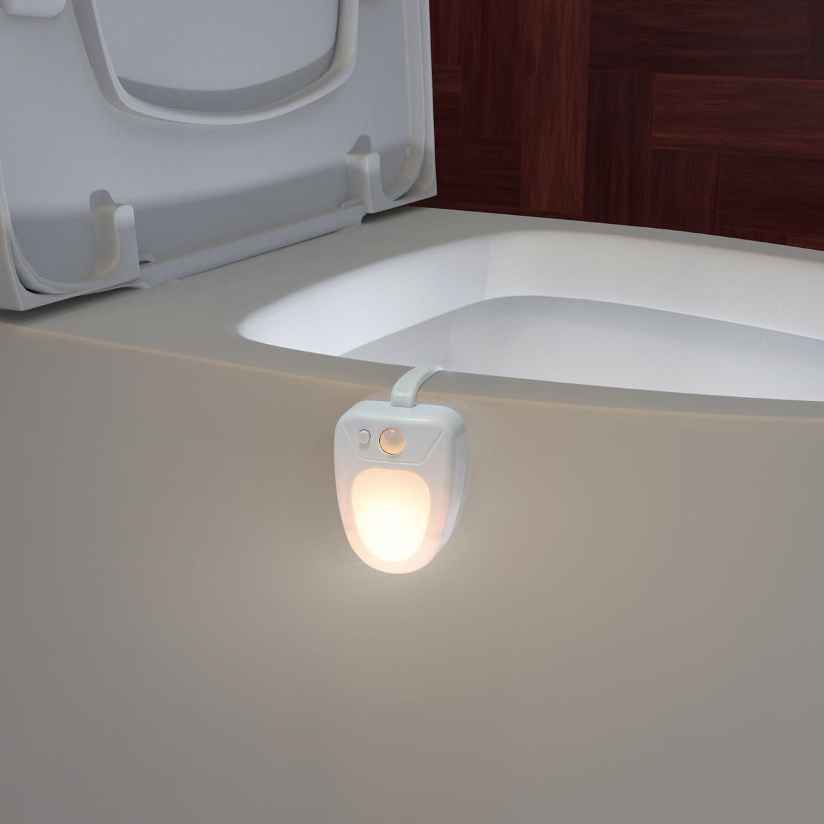 Auto Drive 1" H Motion Sensor LED Color Changing Toilet Night Light 1 Pack