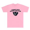 thumbnail image 1 of Dave Blunts No puedo dejar la copa camisetas mujeres hombres HipHop Camiseta de manga corta, 1 of 5
