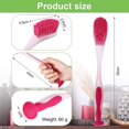 thumbnail image 2 of 5 Pieces Long Handle Dishwashing Brush Assorted Color Kitchen Cleaning Brush Multipurpose Scrub Tool with Suction Cup for Kitchen, Toilet, etc., 2 of 4