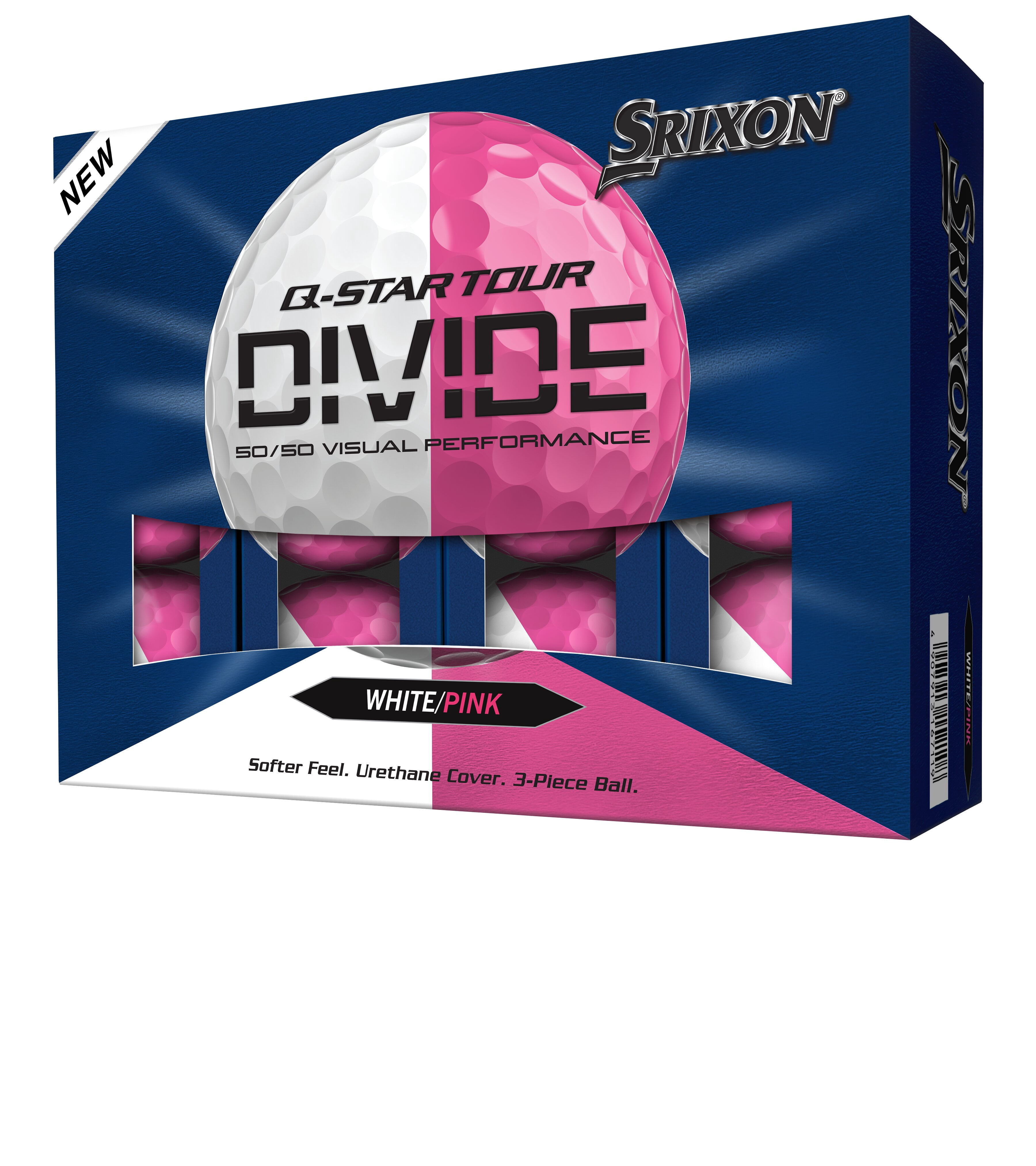 Srixon Q-Star Tour Divide 3 1 Dozen Golf Balls New
