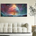 thumbnail image 5 of Large Tree of Life Canvas Wall Art, Abstract Canvas Prints Fantasy Landscape Paintings, Oversized Nature Pictures Artwork for Modern Home Decoration, 5 of 7