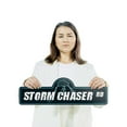 thumbnail image 3 of Storm Chaser Plastic Street Sign - 6 Inch X 18 Inch Gift Weather Adventure Tornado Nature Thrill Outdoors Science Fun Decor Explorer, 3 of 4