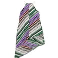 thumbnail image 2 of BAR III Womens Black Asymmetrical Hem Striped Multi Color Halter Below The Knee Dress  Size: S, 2 of 2