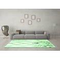 thumbnail image 3 of Ahgly Company Indoor Square Solid Emerald Green Modern Area Rugs, 3' Square, 3 of 4