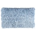 thumbnail image 1 of HomeRoots 386428 Long Ocean Blue Shag Throw Pillow, 1 of 1