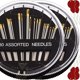 thumbnail image 1 of Agujas de coser premium para reparación de costura a mano, 6 tamaños de agujas surtidas con 2 enhebradores, agujas de coser a mano, agujas de coser de ojos grandes, agujas de bordar, agujas de coser a, 1 of 4