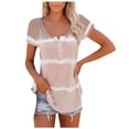 thumbnail image 3 of QHWAUAKFBN T Shirts For Women Trendy Graphic Shirt Short Sleeve Stylish Shirts Tshirts Top, 3 of 3