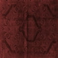 thumbnail image 1 of Ahgly Company Machine Washable Indoor Square Oriental Red Modern Area Rugs, 8' Square, 1 of 4