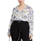 thumbnail image 1 of Rachel Roy Mujer Sandra Pullover Blusa, Azul, 24W, 1 of 1