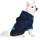 thumbnail image 2 of Fotbe Blue Marble And Gold Sudadera con Estampado para Perros Pequeños – Suéter con Capucha para Mascotas, Tela Suave de Forro Polar con Bolsillo-Medium, 2 of 7