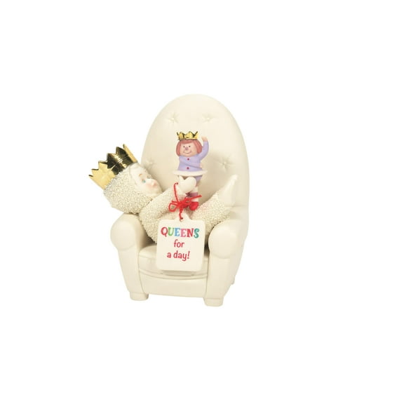 Department 56 Snowbabies Classic Collection Queens for a Day Figurine, 5 inch, Multicolor