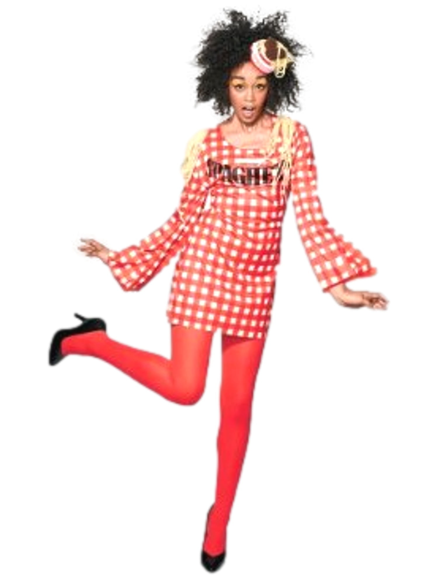 Costume Couture Womens Spaghetti Pasta Dress Costume s Medium