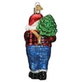 thumbnail image 3 of Old World Christmas Ornaments Lumberjack Santa Glass Blown Ornaments for Christmas Tree, 3 of 7