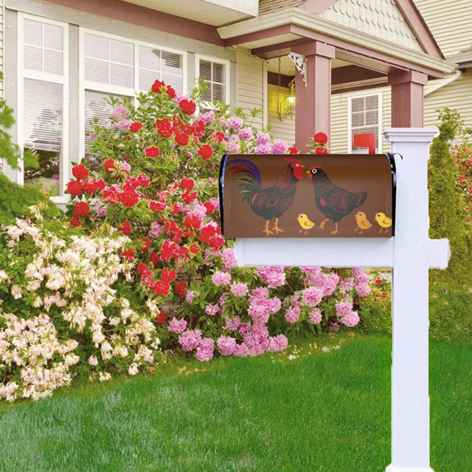 Kdxio Magnetic Mailbox Cover 21x18 in Mailbox Cover Outdoor Decoration Holiday Mailbox Covers for Home Garden Yard-21x18 in