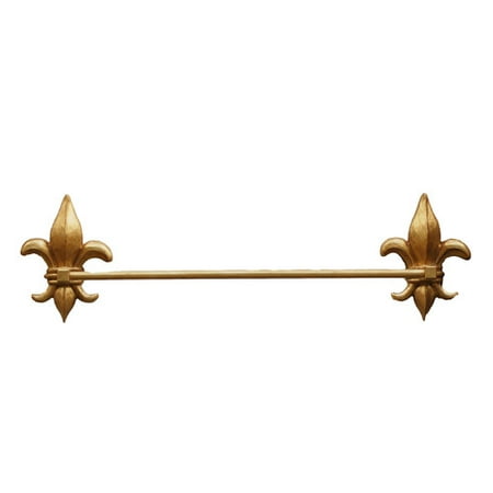 Hickory Manor House Fleur De Lis 35 Wall Mounted Towel Bar This On Opens A Dialog That Displays Additional Images For Product With The Option To Zoom In Or Out