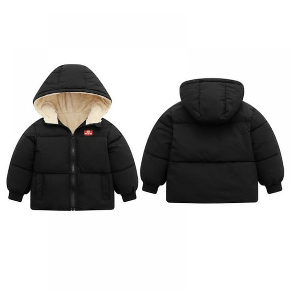 Baby Girls Boys Hooded Down Jacket Infant Toddler Winter Coat Warm Lined Fleece Jackets for Kids Outerwear Hooded Clothes