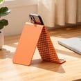 thumbnail image 5 of Upgrade Portable Foldable Silicone Phone Holder, Flexible Silicones Aluminum Phone Holder Stand, Ultra-Slim Foldable Phone Stand, Universal Adjustable Silicone Cradle for Desk & Travel, 5 of 7
