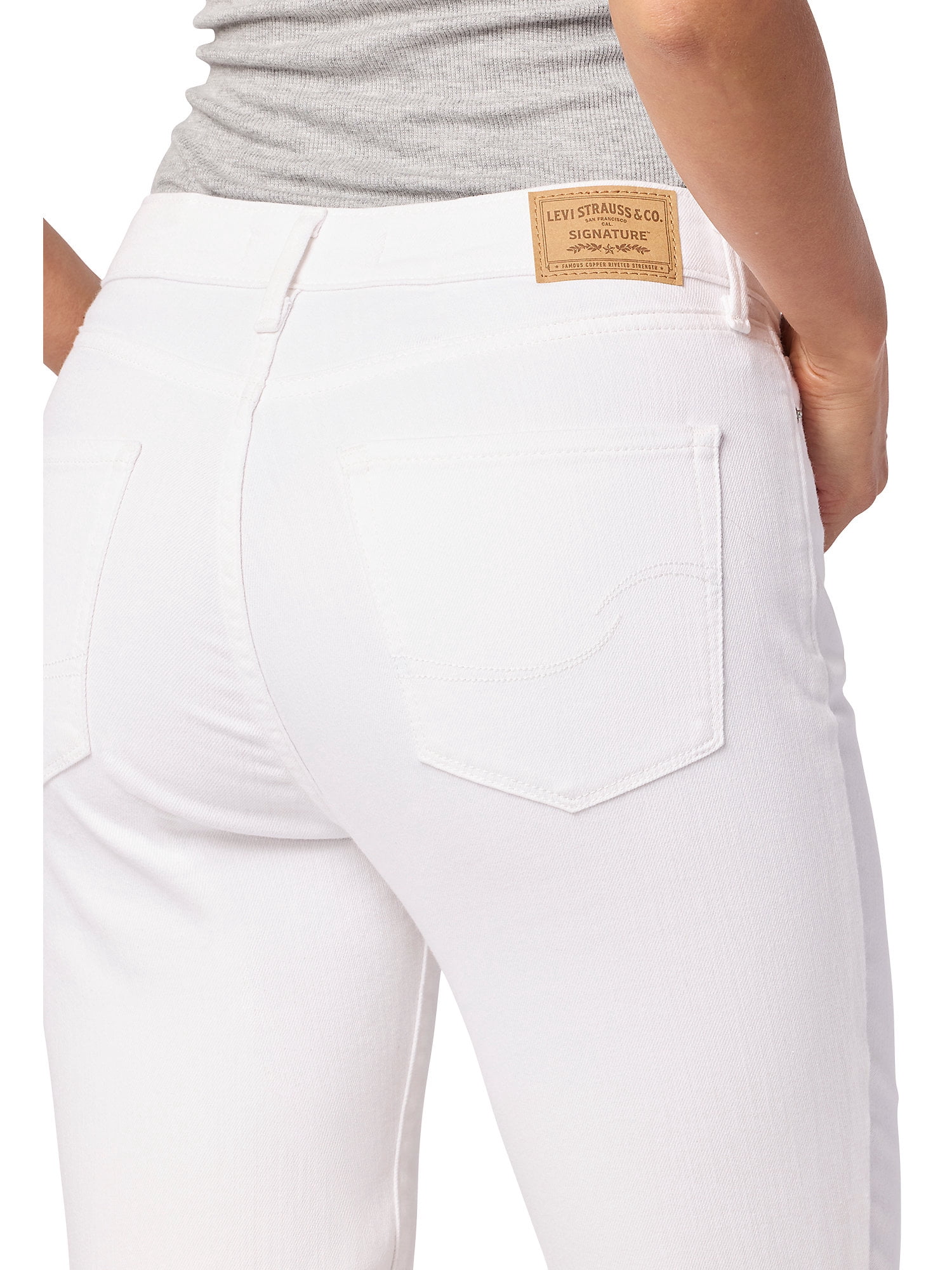 Levi Strauss Signature Women's and Women's Plus High Rise Skinny Jeans, Inseams: Short, Regular and Long, Sizes 2-28