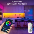 thumbnail image 3 of Tira de luces LED ERBTY 20 m IC+RGB con sincronización musical y control remoto, 3 of 7