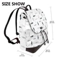 thumbnail image 2 of Fotbe Cute Shark Mochila Bolso con Estampado para Mujer, Mochila Antirrobo de Nylon Impermeable, Bolsa Ligera de Hombro, 2 of 4