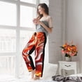thumbnail image 5 of Bixox Women's Red Sun Flame Fox Patterned Pajama Pants Loungewear, 5 of 5