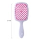 thumbnail image 3 of Cepillo de pelo de salón de masaje de cuero cabelludo con peine de cojín de aire de dientes anchos (blanco rosa), 3 of 6