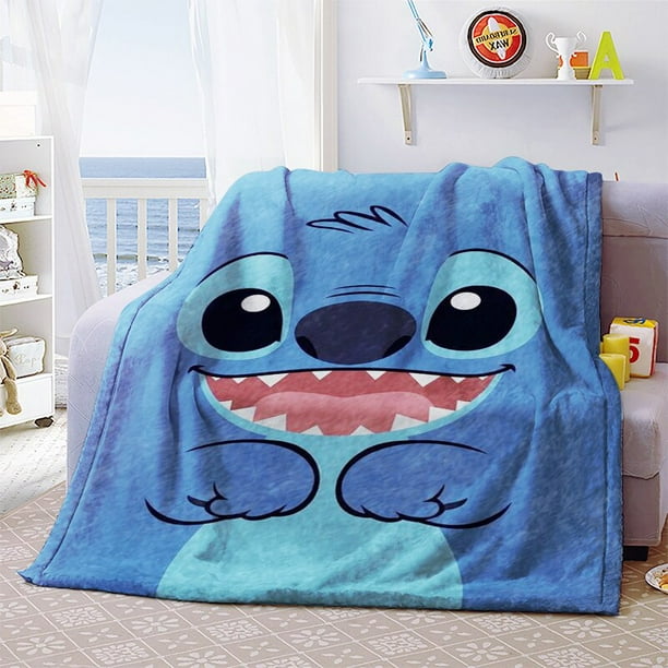 Lilio &erio; Stitch - Linda manta de franela suave y gruesa, decoración cálida para la cama del hogar, sofá, niños, regalo para niños y niñas zhangmengya LED