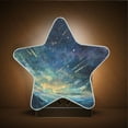 thumbnail image 2 of WOBOGO Deep Space Shooting Stars Pattern LED Star Night Light 0.2 Watt Wall Plug Dusk to Dawn Auto Switch Adjustable Brightness Soft White Light, 2 of 6