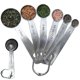 thumbnail image 1 of Stackable Stainless Steel Spoons Measuring Spoons Coffee Powdered Set of 6 Sizes, 1 of 5