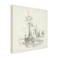 thumbnail image 2 of Richard Foust 'Antique Ship Sketch VII' Canvas Art, 2 of 2