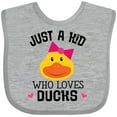 thumbnail image 3 of Inktastic Duck Lover Cute Girls Girls Baby Bib, 3 of 4