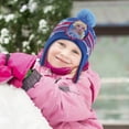 thumbnail image 6 of Disney Kids Winter Hat, Kids Gloves or Toddler Mittens, Frozen Elsa and Anna Baby Beanie for Girl Ages 4-7, 6 of 7