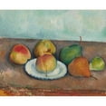 thumbnail image 2 of Paul Cézanne 24x20 Black Ornate Framed Double Matted Museum Art Print Titled: Still Life; Apples and Pears (circa 1888-90), 2 of 5