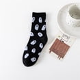 thumbnail image 3 of Yuanlong Women's Crew Socks Ghost Printed Spring And Summer Socks Soft Breathable Trendy Holiday Hosiery, 3 of 3