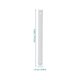 thumbnail image 2 of 3 Sets White Drawer Drawer Rollers Drawer Glides Keyboard Tray Slides Dresser Drawer Slides Drawer Slide Bracket, 2 of 3