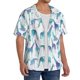 thumbnail image 2 of Balery Cool Giraffe Camisa Casual de Manga Corta con Botones para Hombre, Texturizada, Estilo Cubano, para Playa, Verano-Small, 2 of 5