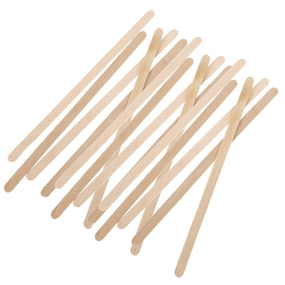 HINTRMENT 100Pcs Wood Stirrers for Coffee and Tea Stirring in Offices and Cafes