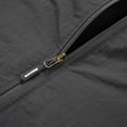 thumbnail image 5 of WIZUTIZ Men's Outdoor Jacket Solid Color Zipper Pocket Stand Collar Long Sleeve Windproof Polyester Multi-Pocket Coat for Mountaineering Riding Hiking Daily Mens Fashion, 5 of 9