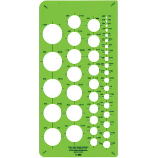 Circle Templates Measuring Geometry Ruler Plastic Geometric Drawing  Painting Stencils Scale Drafting Tools Shape Stencils Drawing