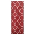 thumbnail image 4 of Rugsotic Carpets Hand Tufted Wool Eco-Friendly Area Rugs - 2'6"x8', Runner, Red Beige, Modern Contemporary Design, High Pile Handmade Anti Skid Rugs for Living Room, Bed Room (K01004), 4 of 5