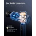 thumbnail image 2 of Massage Gun ,Roffie Muscle Massage Gun Deep Tissue Muscle Massager,Electric Handheld Massager,Chargeable Percussion Low Noise for Neck Back Muscle with Carrying Case and 4 Heads (Blue), 2 of 6