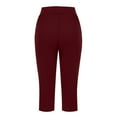 thumbnail image 6 of YYDGH Women's Capri Pants Summer Loose Yoga Pants Comfy Workout Cropprd Pants with Pockets, 6 of 7