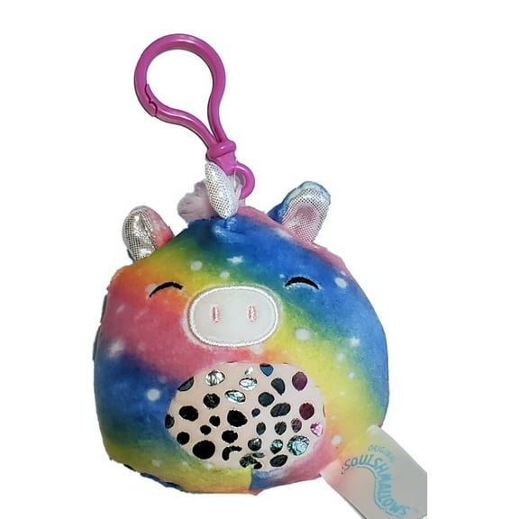 Squishmallows 3.5" Clip-On Prim the Unicorn