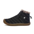 thumbnail image 2 of 1 Pair of Outdoor Men Plush Snow Boots Anti-Slip Ankle Warm Booties Winter Fur Boots - Size (Black), 2 of 3