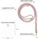 thumbnail image 5 of Correa De Cuello Ajustable De 2 Piezas Para Cordón De Teléfono Universal, Cordón De Cable De Teléfono Compatible Con Todos Los Teléfonos Inteligentes - Rosa, 5 of 5