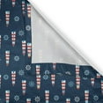 thumbnail image 5 of Ambesonne Lighthouse Grommet Curtain, Abstract Aqua Design, 50" x 96", Navy Blue Red White, 5 of 6