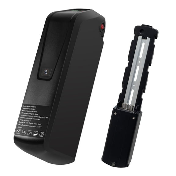 5-Pin 52v 20ah Ebike Battery Pack 5A Charger Lithium Ion Battery 1800W Electric Bike