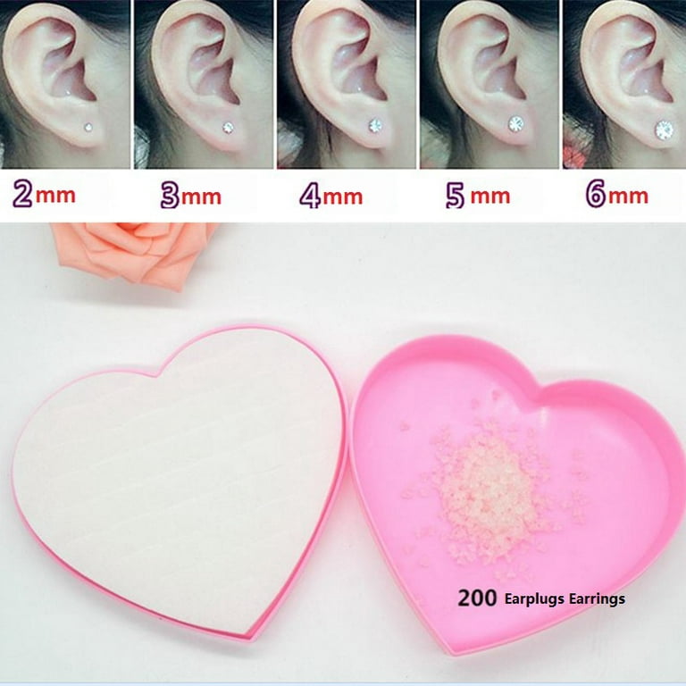 Faux Pearl Studs Hypoallergenic Earrings for Sensitive Ears Made with Plastic Posts 6mm