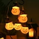 thumbnail image 3 of 16.4 pies 40 luces LED decorativas centelleantes 8 modos cadena impermeables (3m20led-3AA) naranja, 3 of 9